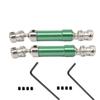 Metal Rear Center wltoys 12428 Drive Shaft,RC Cvd Drive Shaft for 1/12 Wltoys 12428 12423 Upgraded Part 2pcs/Set(Green) view 1