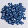 Planet Xpress Wood Scrabble Tiles Set 100 Tiles-Game Replacement,Scrapbooking,Crafts,Messages,Etc. (1 Set (100 Tiles),Blue) view 1