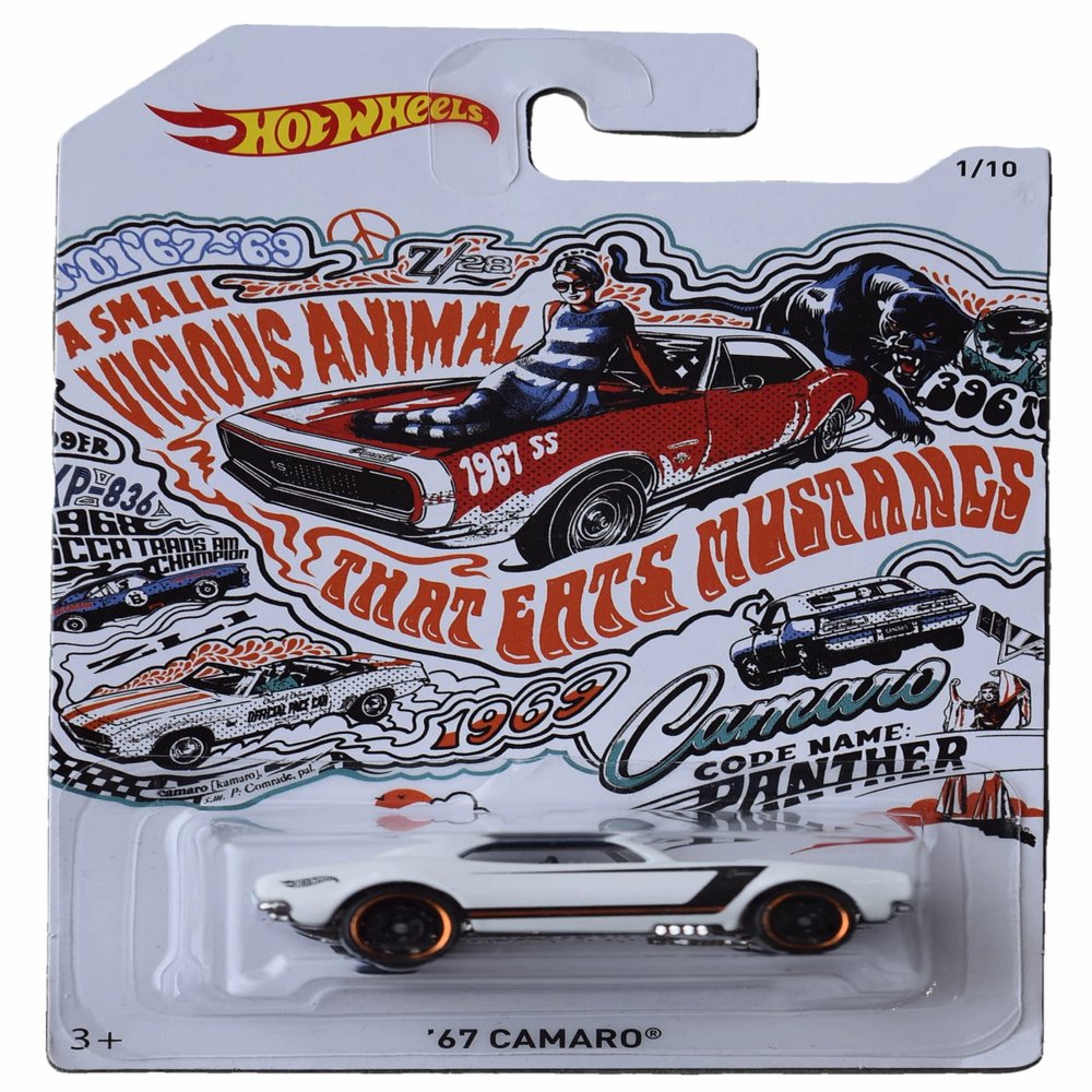 Hot Wheels '67 Camaro - 50th Anniversary - white