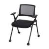 Triton Folding 8 Poker Chairs with Wheels  Cushioned Seat, Soft Padded Armrests, Heavy Duty Frame & Smooth Mobility  Foldable Space Saving Chair for Poker Nights, Events, and Game Room Seating view 1