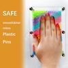 ZJMZZM 3D Pin Art Toy  Unique Rainbow Plastic Pin Art Board for Kids3.7 * 5 inch 3D Pin Impression Sculpture Needle Toys to Inspire Imagination and Creativity for Children (Small) view 3