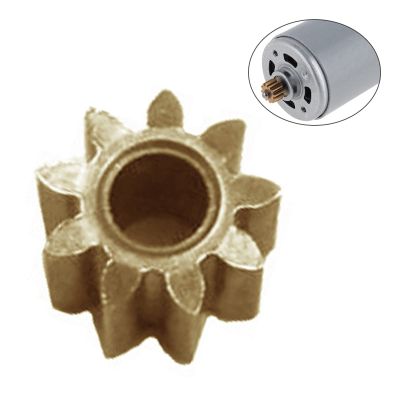 MANHONG Electric Small Motor 1 Piece of DC Motor Gear Metal Gear Pinion 9T Tooth Metal Gear Suitable for RC Model Fan Household Appliance Tool Toy Connector