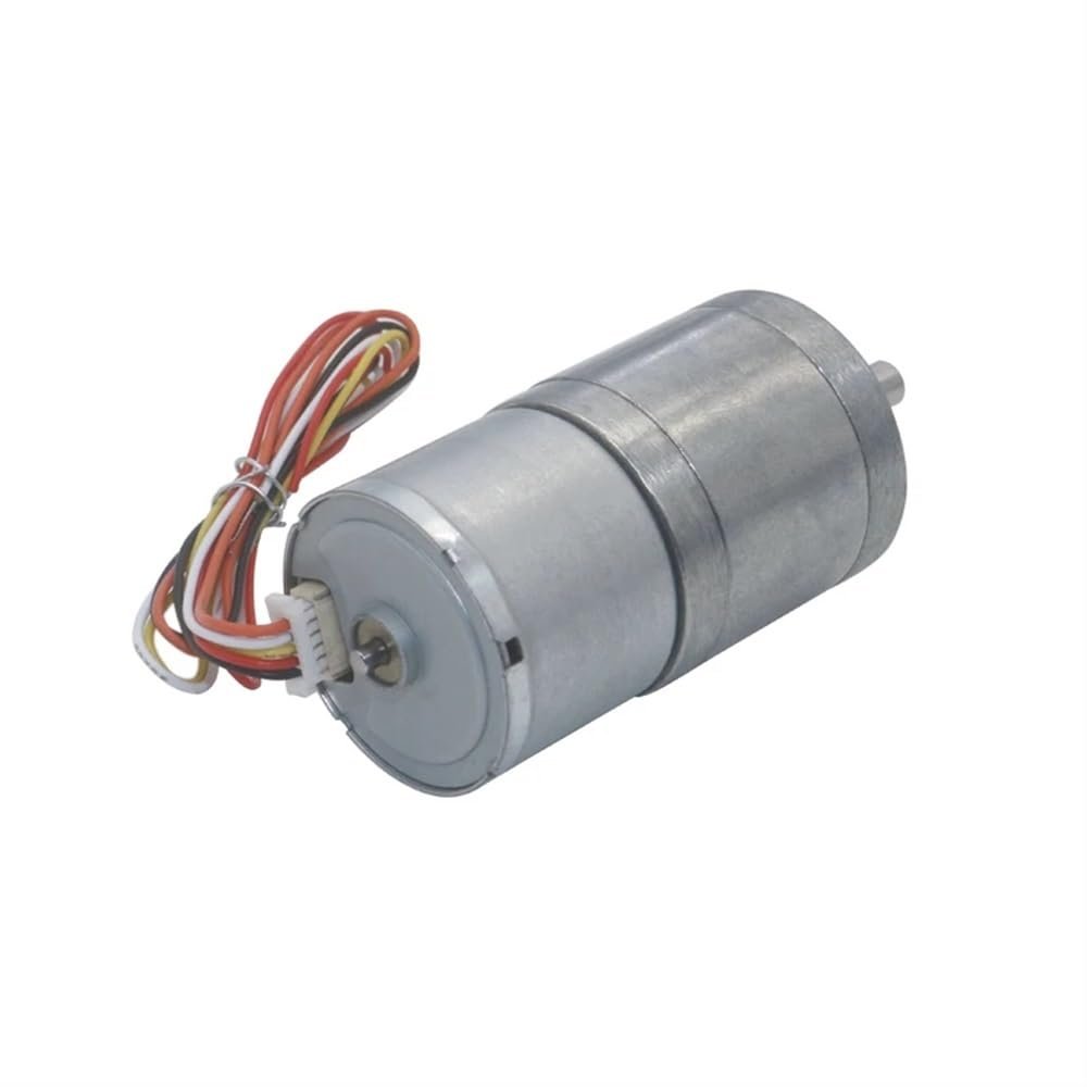 MANHONG Electric Small Motor DC12V Silent Speed Brushless Gear Motor with Metal Gearbox Brushless Motor JGA25-2418 Gear Motor (Speed(RPM) : 1000, Voltage(V) : DC 12V)