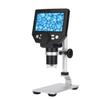 Lab Microscope Slides Digital 1200X Microscope Electronic 4.3/7 Inch HD LCD Display 1-1200X Adjustable Magnifier Tool G600 Microscope Parts (Color : 1000X with Battery) view 1