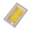 Lab Microscope Slides 12pcs Plastic Prepared Microscope Slides Biological Experiment Accessories Microscope Parts (Color : Yellow) view 1