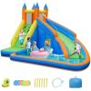 OLAKIDS Inflatable Water Slide, Kids Bounce House with Slide Climbing Wall Splash Pool, Outdoor Jumping Castle Inflatable Obstacle Course with Carrying Bag Repairing Kit Stakes 480W Blower view 1