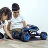 CROBOLL 1:12 Large Remote Control car for Boys Kids with Lifting Function,4WD RC Cars Electric Monster Truck Toy Gifts 4X4 Off-Road RC Rock Crawler 2.4GHz RC Truck with 2 Batteries(Blue) view 1