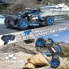 CROBOLL 1:12 Large Remote Control car for Boys Kids with Lifting Function,4WD RC Cars Electric Monster Truck Toy Gifts 4X4 Off-Road RC Rock Crawler 2.4GHz RC Truck with 2 Batteries(Blue) view 3
