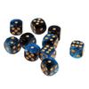 10 PCS/Set D6 Black Green Dice Round Edges Dices Home Toys KTV Bar Nightclub Entertainment Tools(Green) view 4