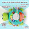 Letapapa Baby Toys 6 to 12 Months, Tummy Time Toy for 12-18 Months, Musical Turtle Crawling Toys with Light & Sound, Birthday Gift Early Educational Toy for Baby Infant 6 7 8 9 10 Months 1 2 Year Old view 2