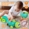 Letapapa Baby Toys 6 to 12 Months, Tummy Time Toy for 12-18 Months, Musical Turtle Crawling Toys with Light & Sound, Birthday Gift Early Educational Toy for Baby Infant 6 7 8 9 10 Months 1 2 Year Old view 4