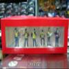 1/50 Scale Construction Workers Figure, 6pcs Building Worker Doll Scene Props Fit for CAT Truck Cars Vehicle (Blue) view 2