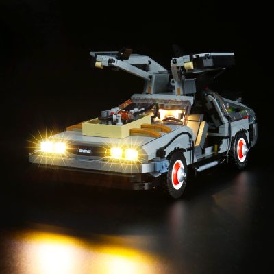 Brick Shine Light kit for Back to the Future Time Machine 10300(Model Set is not Included) (Classic)