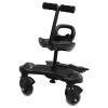 2-in-1 Universal Stroller Board with Removable Seat and Pedal - Buggy Board for Pushchair, Standing/Sitting Rider for Toddlers up to 55lbs view 1