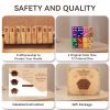 WOOD CITY Shut The Box Game Wooden for 6 Players, Close The Box Math Game for Kids Adults with 16 Dice, 6 Way Tabletop Quick Board Game for Family Friends 3+ Years Old in Classroom, Party or Pub view 3