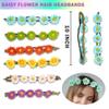30 PCS Hippie Party Favors Retro Round Sunglasses Daisy Flower Headbands Peace Sign Necklaces Silicone Bracelets For 60s 70s Party Decorations Hippie Party Supplies view 3