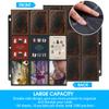 1080 Pockets Baseball Card Sleeves, JIQEZNL Premium 9 Pocket Card Sleeves Binder Sheets for 3 Ring Binder, Double Side Trading Card Protector Pages for Pokemon, Yugioh, Sport, Football Card Collector view 4
