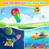 Anbalulu Magnetic Tiles 100PCS with 2 Cars, STEM Educational Building Blocks for Kids Ages 3-9, Magnet Construction Toys Gift for Toddlers view 4