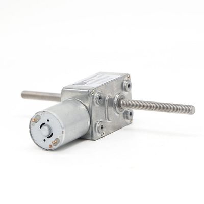 6v Dc Electric Motor, JGY370 Halloween Prop, Dc Mini Motor, Gear Double Output Shaft Threaded Turbine Worm (Color : Motor, Size : 90rpm)