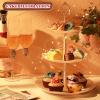 Chivao 13 Pcs Fake Bread with Basket Artificial Food for Display Photo Props Realistic Bread Toy Set Simulation French Loaf Faux Pastries Food Model for Bakery Home Kitchen Decoration(Donuts) view 4