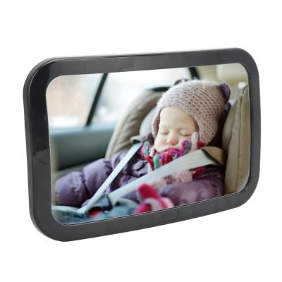 Baby Backseat Mirror, Safety Monitoring Baby Car Mirror Large Viewing Angle Easy Tightening Acrylic+ABS 360 for