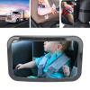 Baby Backseat Mirror, Safety Monitoring Baby Car Mirror Large Viewing Angle Easy Tightening Acrylic+ABS 360 for view 2