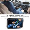 Baby Backseat Mirror, Safety Monitoring Baby Car Mirror Large Viewing Angle Easy Tightening Acrylic+ABS 360 for view 4