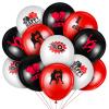 Vinsot 36 Pack Boxing Party Decorations Boxing Balloons 12 Inch Red Black and White Wrestling Latex Balloons for Wrestling Match Fight Sports Theme Birthday Party Supplies view 1