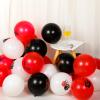 Vinsot 36 Pack Boxing Party Decorations Boxing Balloons 12 Inch Red Black and White Wrestling Latex Balloons for Wrestling Match Fight Sports Theme Birthday Party Supplies view 3