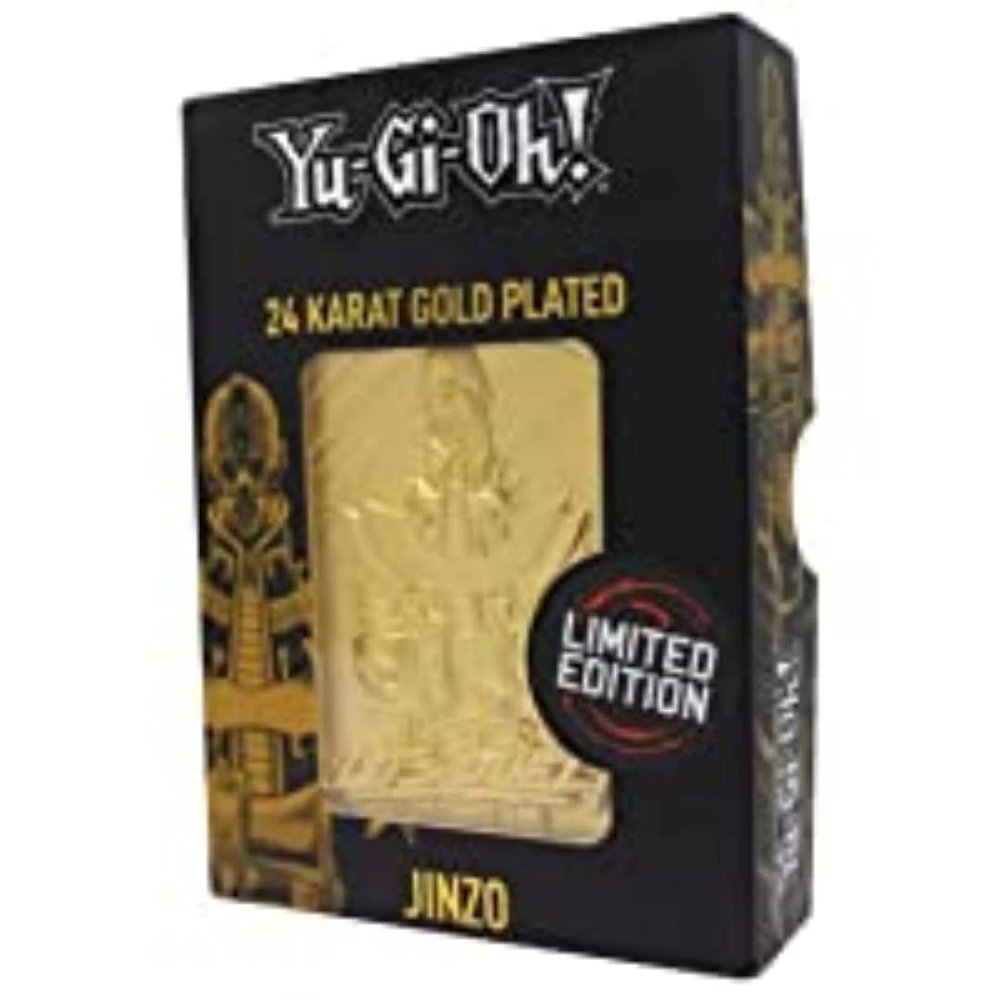 Yu-Gi-Oh! Jinzo Limited Edition Gold Plated Metal Card
