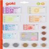 Goki 51497 Play Money Animals Including Bank Card Accessories Sets, Multicoloured view 2