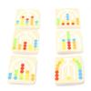 Goki 58436 Rainbow Leaderboard, 5 Colors Domino, Multicoloured view 2