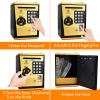 Lyght Mini ATM Savings Bank for Real Money, Electronic Voice Piggy Banks, Fingerprint Password, Kids Safe Box, Cool Stuff Gift for Boys and Girls Pink (Golden) view 2