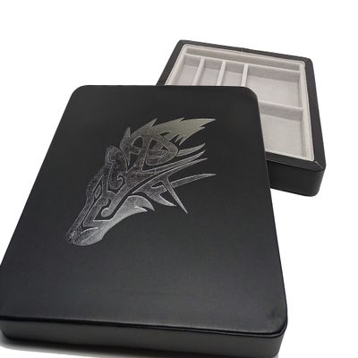 Adventure Box - Combination Dice Tray and Storage Case with Magnetic Lid (Wolf)