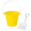 The Dreidel Company Beach Day Playsets (Pack of 12) 4.25" Sand Bucket Play Set Box Includes, 1 Pail, 1 Shovel Toy for Boys and Girls Birthday Party Favor view 4