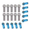 20Pcs ShareGoo M3 Tie Rod End Ball Head Holder Link 3mm Thread Ball Joint Compatible with Redcat HSP Traxxas Axial 1/10 RC Car Truck Boat DIY Robot view 1