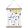 Simply Said Hanging Canvas, Welcome Home -Rustic Natural Wood Framed Art 19 x 3 in HC1197A view 1