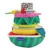 Infantino Sensory Stacking Rings - 5 Multi-Function Toys and Wobble Base, Teethers, Selfie Mirror, Rattle, Encourages Cognitive and Fine Motor Skill Development, for Infants and Toddlers 6M+ view 1