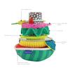 Infantino Sensory Stacking Rings - 5 Multi-Function Toys and Wobble Base, Teethers, Selfie Mirror, Rattle, Encourages Cognitive and Fine Motor Skill Development, for Infants and Toddlers 6M+ view 2