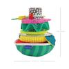 Infantino Sensory Stacking Rings - 5 Multi-Function Toys and Wobble Base, Teethers, Selfie Mirror, Rattle, Encourages Cognitive and Fine Motor Skill Development, for Infants and Toddlers 6M+ view 3