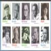 20th Century Poets Sheet of 20 Current First Class Stamps Scott 4654-63 view 2