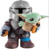 Mattel Star Wars Clan of Two: The Mandalorian Plush Set with 11-inch Mandalorian Soft Doll, Smaller Detachable Grogu Figure & Sound Feature view 1