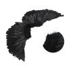 Annad Angel Set, Angel Fadeless Feather Easy Wear for Halloween Costume Black Trumpet Wings (AnnadUnHM-11) view 4