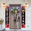 5665 Happy 17th Birthday Porch Sign Door Banner Decor Red and Black  Glitter Cheers to 17 Years Old Birthday Party Theme 01 0 view 4