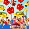 20Pcs Back to School Balloon, Welcome School Bus Foil Balloons, Happy Apple Helium Mylar Balloons Bulk for Party Decorations view 2