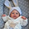 KAWAYII 46CM Reborn Premie Baby Genesis Full Body Hand Painted Doll Cute Lifelike Soft Vinyl Boy Doll Babies with Clothes and Accessories Gift for Kids with Two Sets of Clothes and Beer view 1