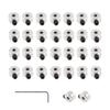 YXQ Plane Landing Gear Wheel Stop 0.08"/2.1mm Wheel Collar for RC Airplane Model Aircraft(30-Pack) view 1