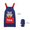 Cute Apron for Boy Girl Waterproof Art Smock for Painting Cooking Craft Baking Cartoon Animal Chef Apron Kit + Over Sleeve view 4