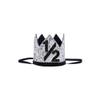 Bchinb Baby 1/2 st Birthday Crown Hat, Birthday Party Decorations, Kids Party Props Shooting, Party Supplies (Black Silver) view 1
