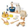 KiwiCo Bake-a-Cake Stand Mixer | Play Kitchen | Kids Baking Gift Set Ages 3+ | Learn Early Math with Wooden Play Set | Includes Ingredients, Mixer, Measuring Spoons & Recipe Cards view 1